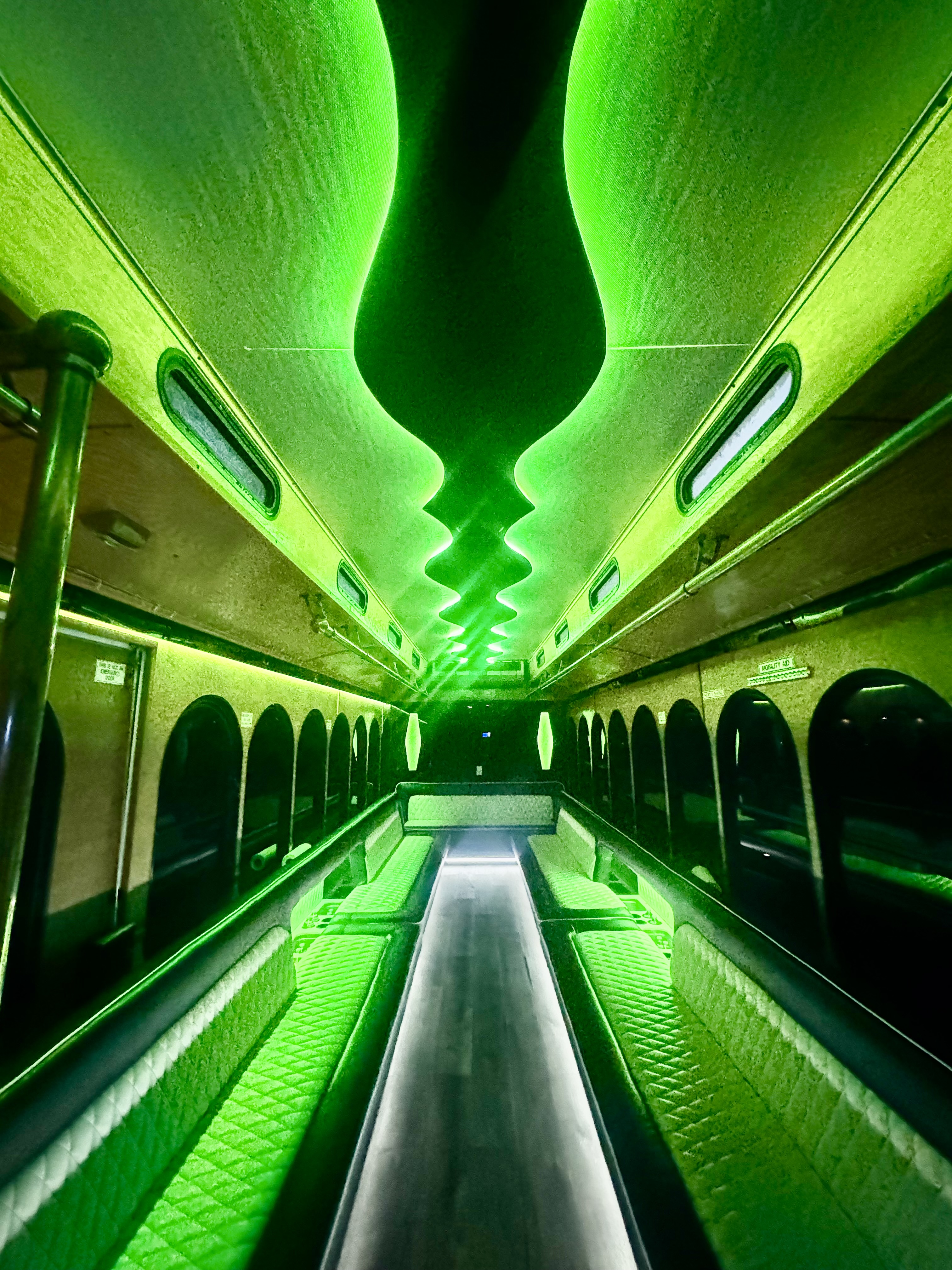 Trolley Limo Interior